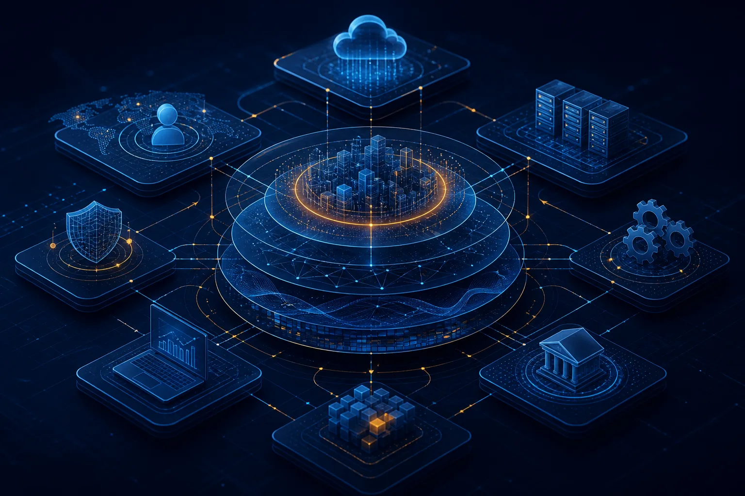 Infrastructure-readiness model linking lifecycle, network, capacity, documentation, and debt.