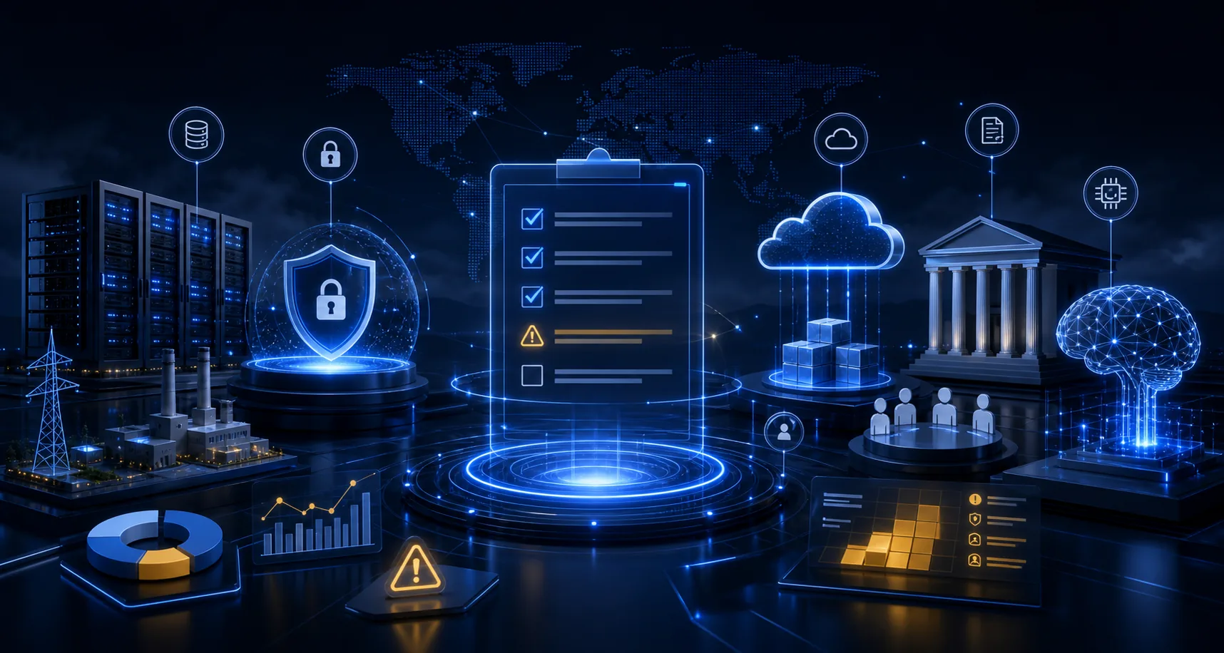 Leadership gaining one coherent view across multiple technology-risk domains.